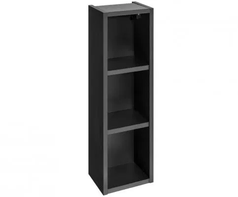 Koupelnový regál horní SANTA FE DEEP BLACK 20cm
